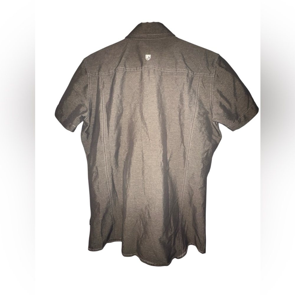 Kuhl Men’s Shirt L Born In The Mountains Short Sleeve Button-Up Checkered Size S - Picture 2 of 5